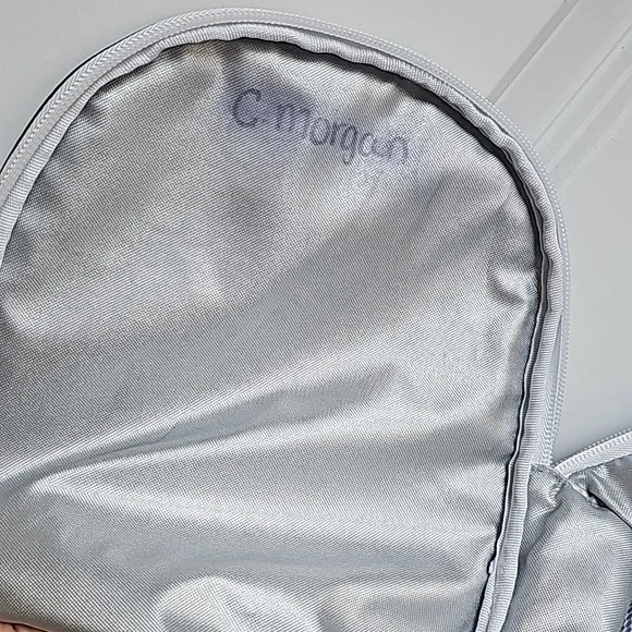 Seersucker Lunchbox in Blue and White - Picture 6 of 7